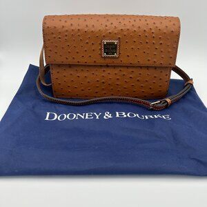 Dooney & Bourke Ostrich Embossed Leather Crossbody Bag (Black Friday Sale!)
